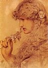 Anthony Frederick Sandys Canvas Paintings - Love's Shadow